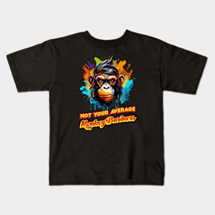 Not Your Average Monkey Business! Kids T-Shirt